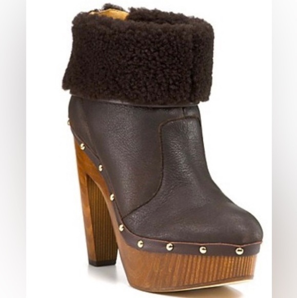 Ellie Tahari Shelly Clog Boots 37 - Picture 1 of 14